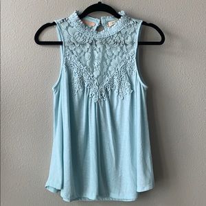 Light blue tank top